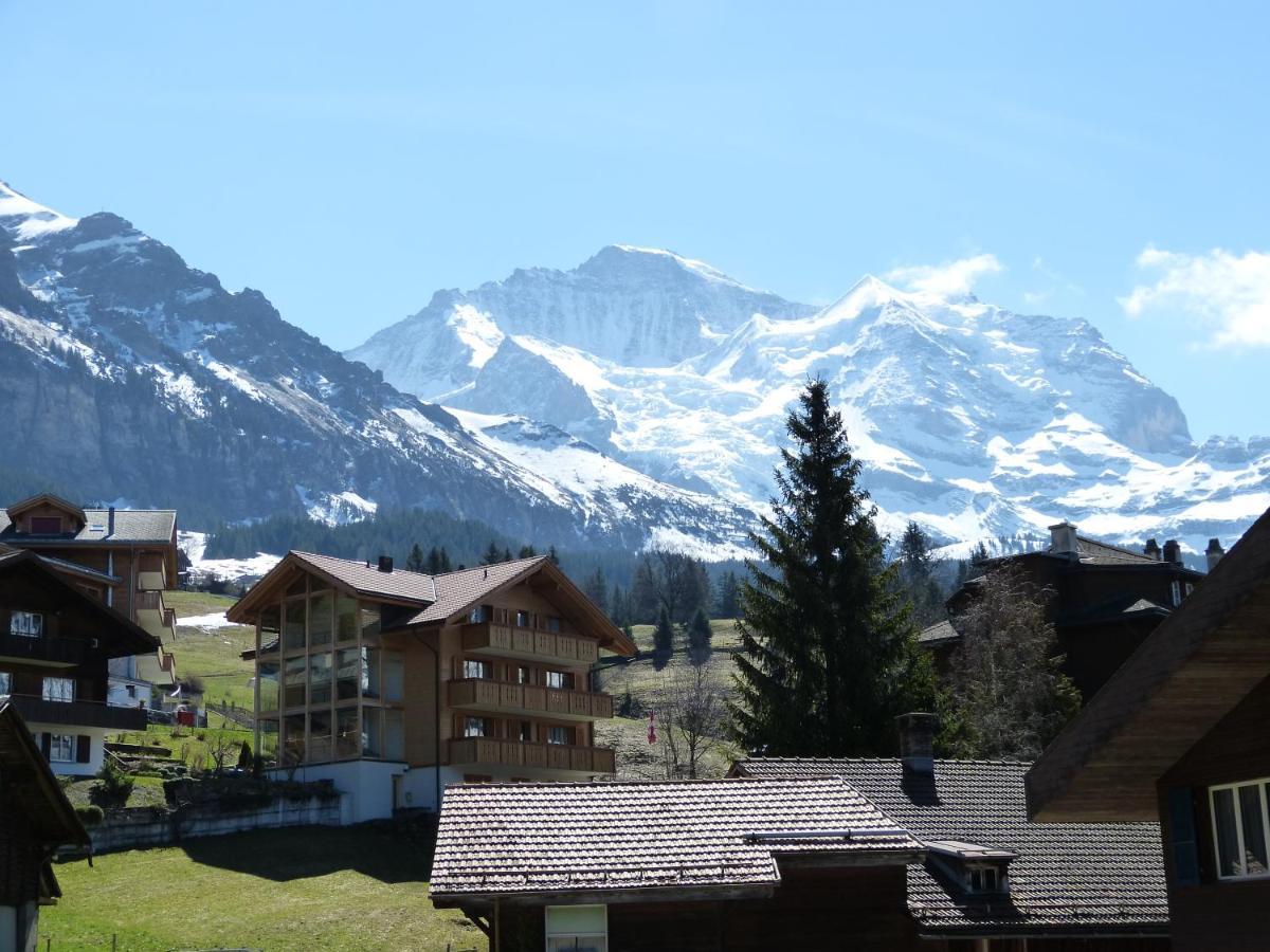 Chalet Bella Vista 4 Wengen Exterior foto