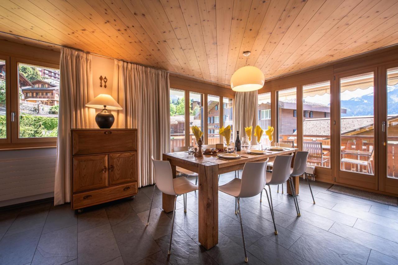 Chalet Bella Vista 4 Wengen Exterior foto