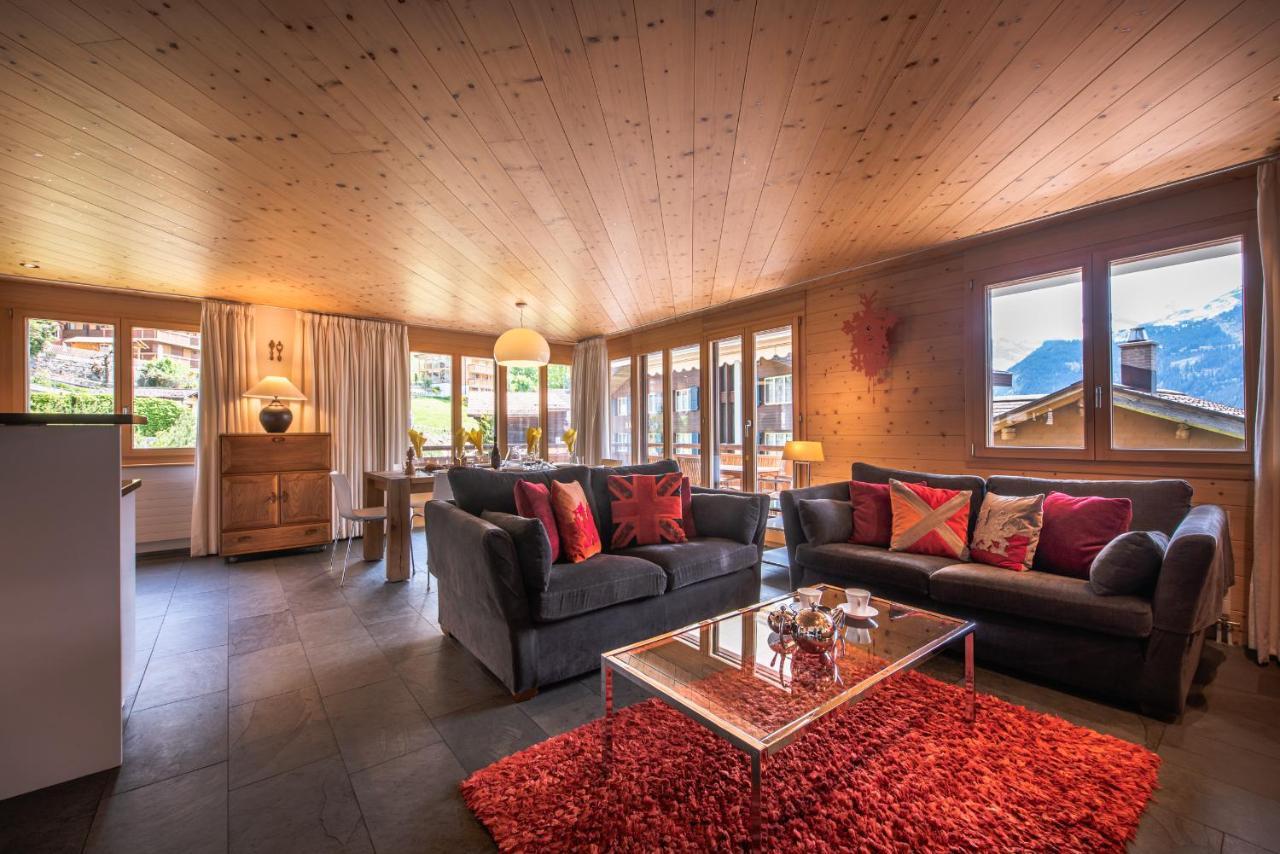 Chalet Bella Vista 4 Wengen Exterior foto