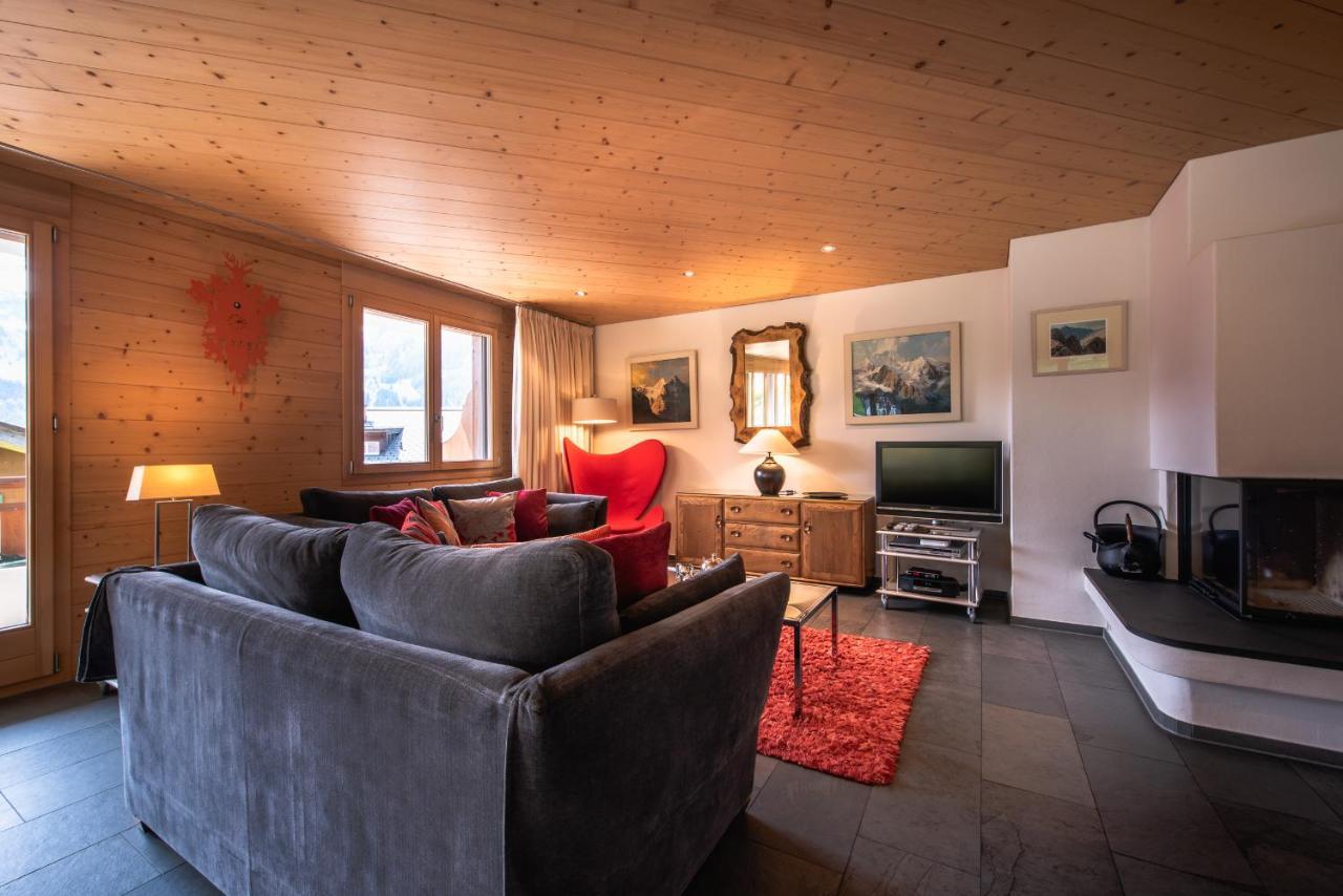 Chalet Bella Vista 4 Wengen Exterior foto
