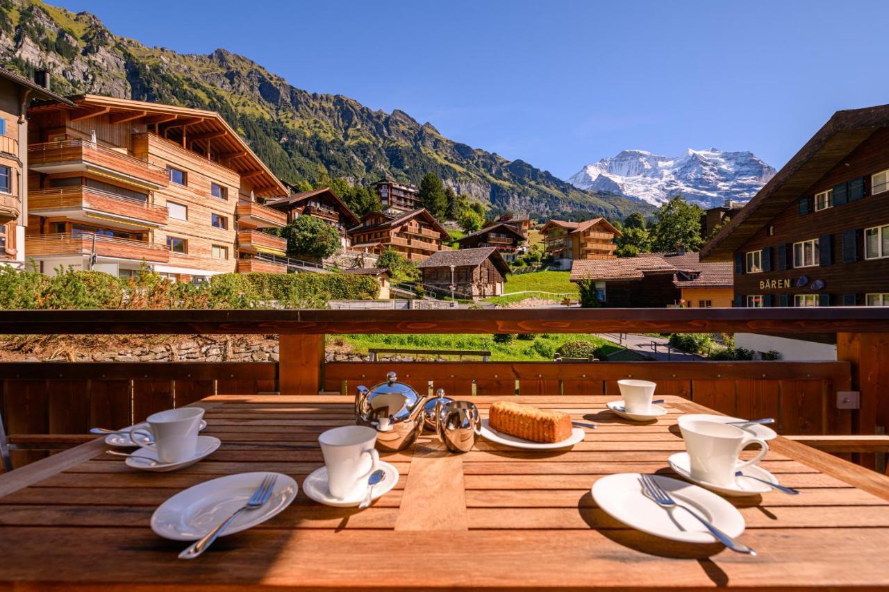 Chalet Bella Vista 4 Wengen Exterior foto