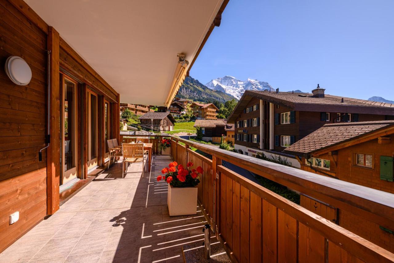 Chalet Bella Vista 4 Wengen Exterior foto