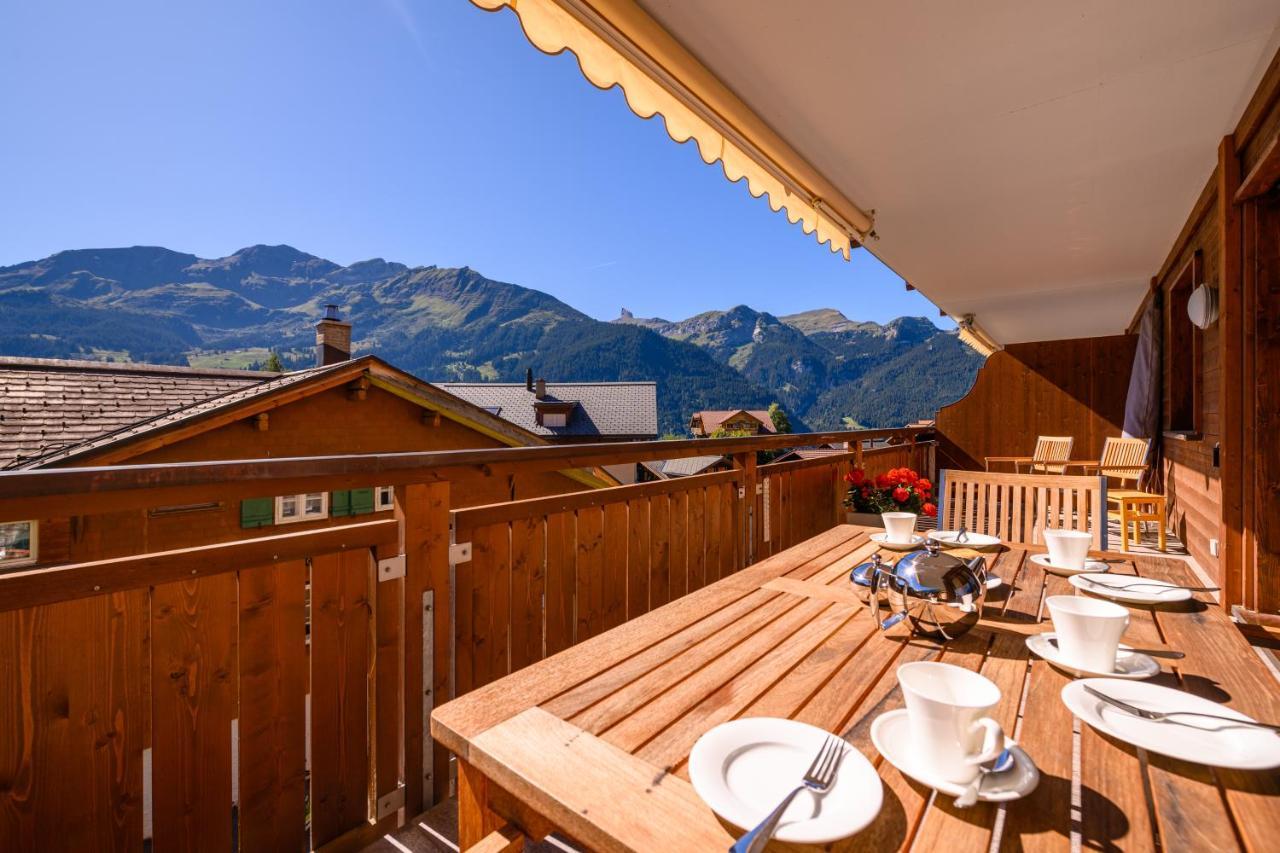 Chalet Bella Vista 4 Wengen Exterior foto